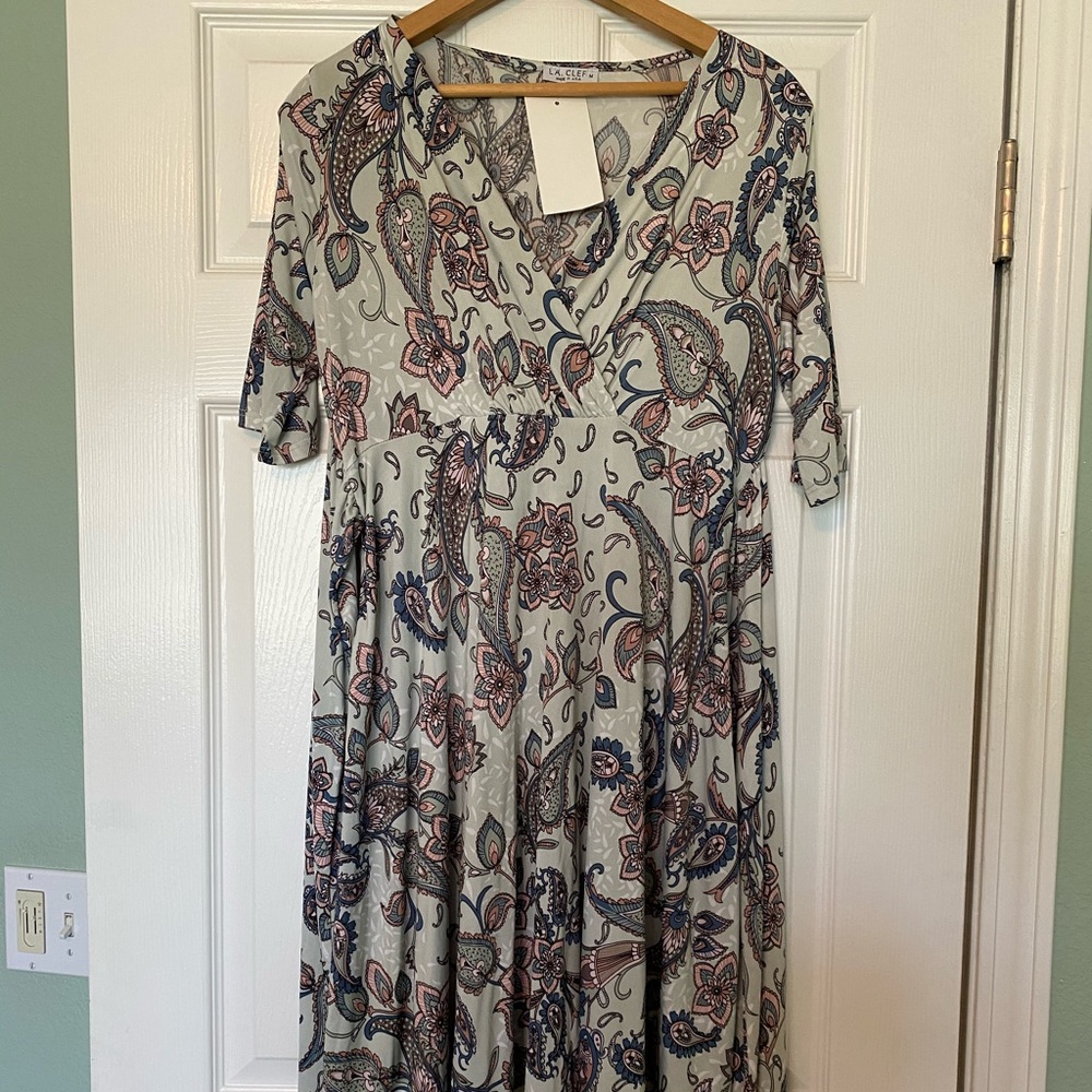La Clef Midi Dress